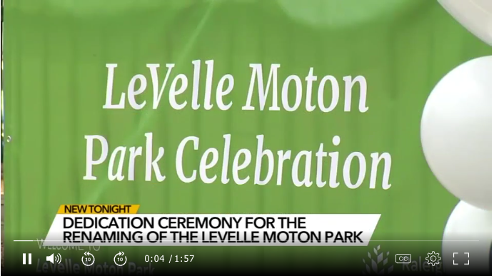 LeVelle Moton Park Renaming